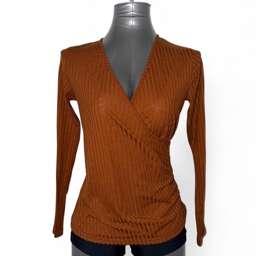 Nine-west Women's Orange and Brown Shirt